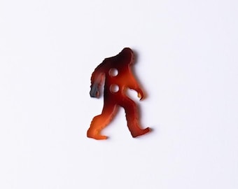 Bigfoot Sewing Button Crochet Button Knitting Button Doll Making Decorative Notion  2" 1" 3/4"