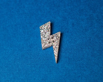 Lightning Bolt Sewing Button Crochet Button Knitting Button Decorative Notion 2" 1" 3/4"
