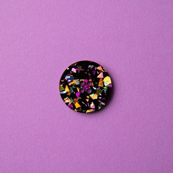 Classic Circle Sewing Button, Crochet, Knitting, Decorative Notion  2" 1" 3/4" 1/2"