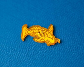Koi Fish Sewing Button Crochet Button Knitting Button Decorative Notion  2" 1" 3/4"