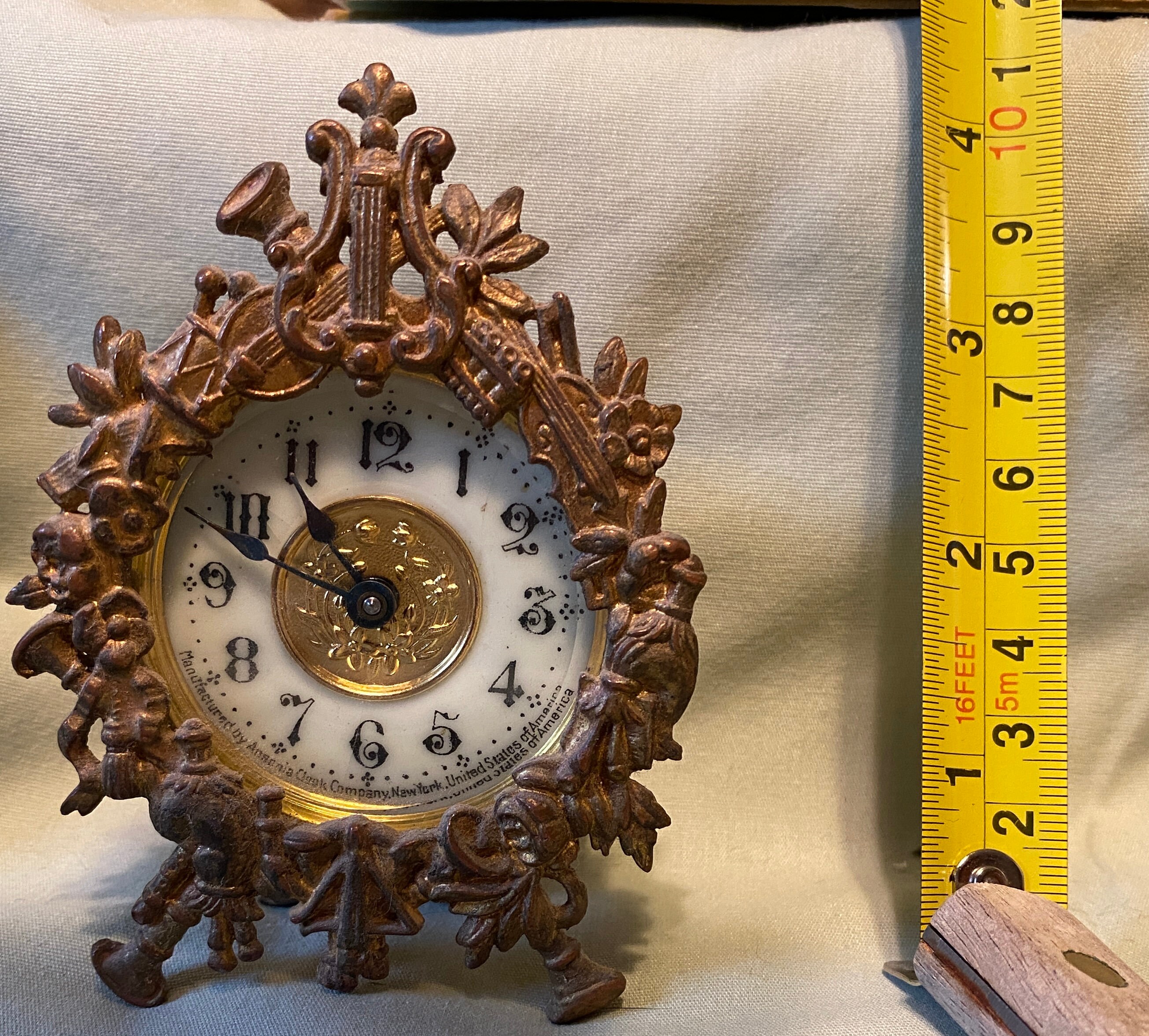 1904 Ansonia orchestra Windup Clock Etsy