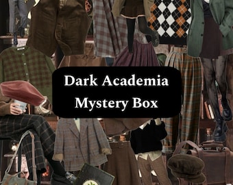 Caja misteriosa estética de Dark Academia