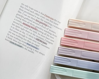 Pastelkleurige highlighters | Markeerstift | brede punt