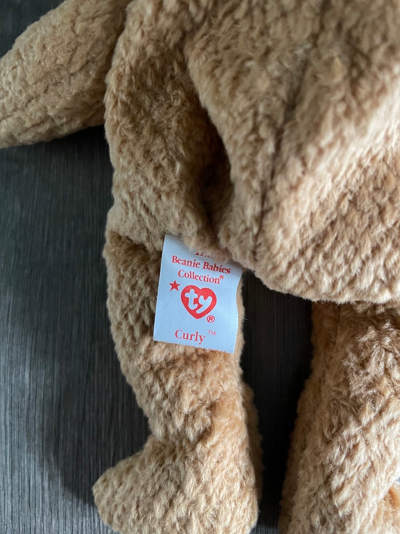 Curly Beanie Baby Ten Tag Errors - Etsy