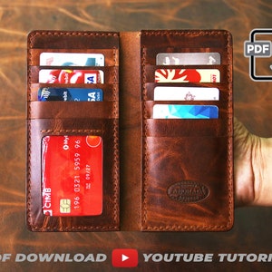 Cartera Semi Larga // Patrón PDF con videotutorial - Tamaño Carta