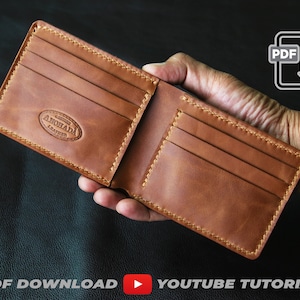 8 Pockets Bifold Geldbörse - PDF Nähanleitung mit Video-Anleitung || PDF Letter Format
