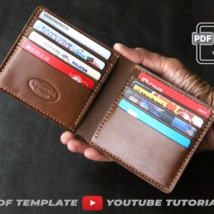 10 Pockets Bifold Wallet - PDF Pattern With Tutorial Video || PDF ...