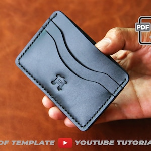 Porta-cartões com 5 compartimentos - Padrão PDF com vídeo tutorial || PDF tamanho Carta e A4