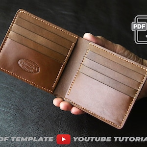 Patrón PDF de Cartera Bifold de 10 Bolsillos con videotutorial // PDF tamaño Carta