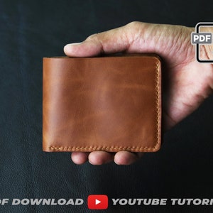 8 Pockets Bifold Wallet PDF Pattern with tutorial video PDF A4 size image 8