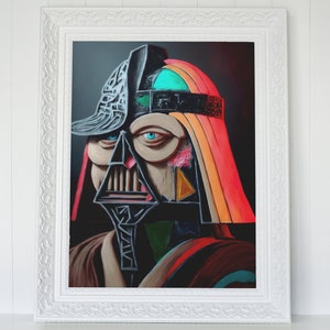 Darth Vader cubism artwork - part 2 - Digital Artwork for download and print