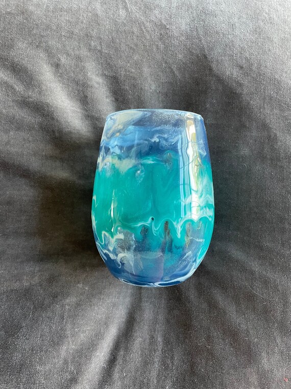 Resin Wine Glass Etsy