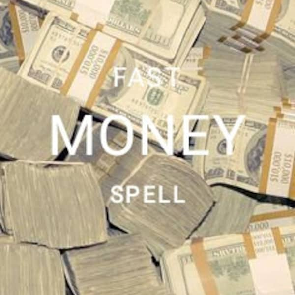 MONEY SPELL / Fast Money Wealth Millionaire Spell, Same Day Casting, Fast Results