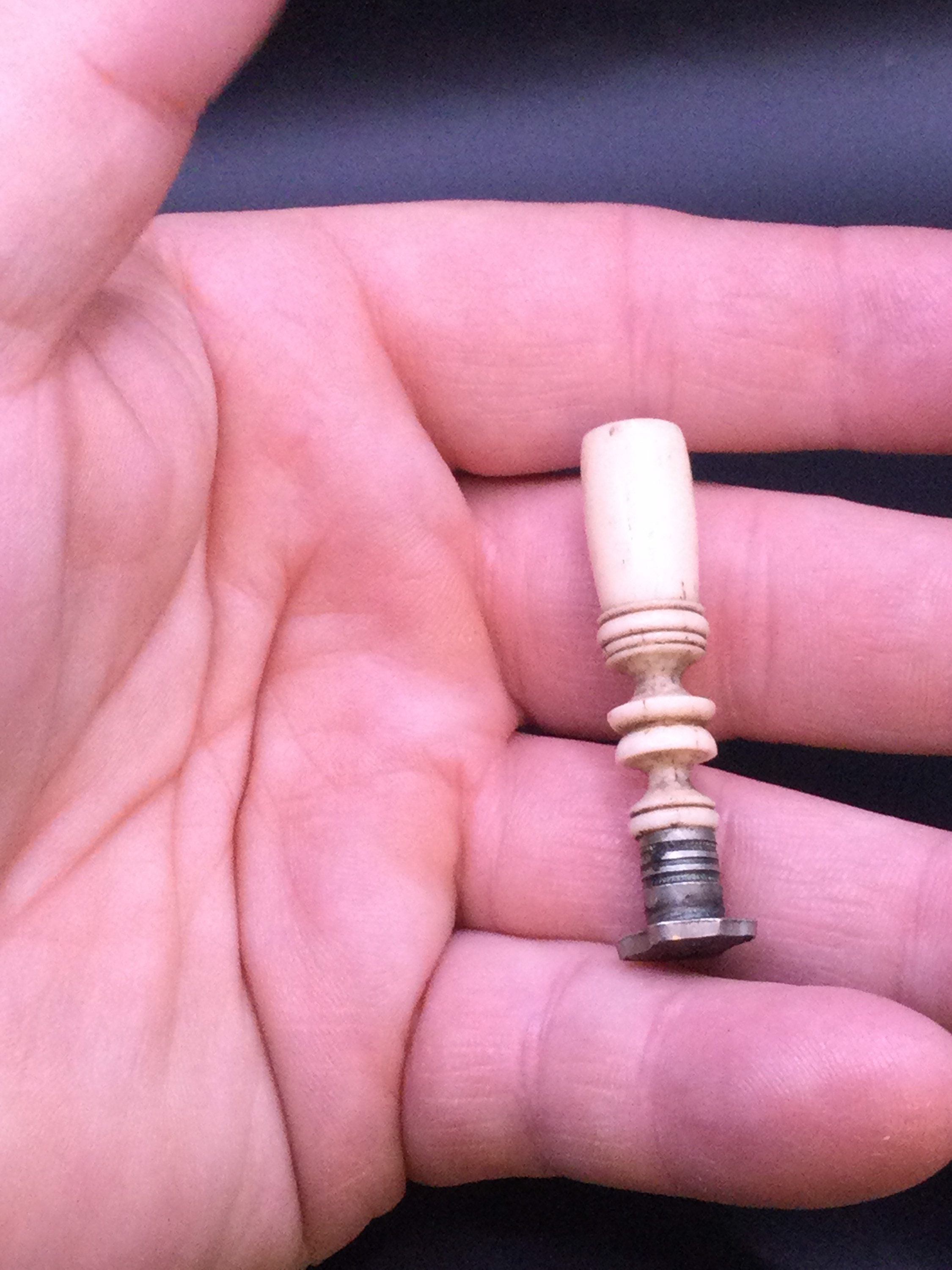 Antique Bone Seal for Wax , Antique Wax Seal , Antique Writing Etsy