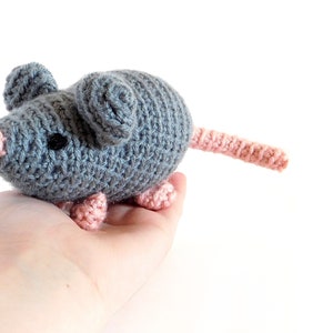 MODELLO - Lil Cheddar il topo, cartamodello per giocattolo all'uncinetto (Tutorial PDF Amigurumi)