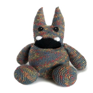 PATTERN - The Munchie Monster, Crochet Toy Pattern (Amigurumi PDF Tutorial)