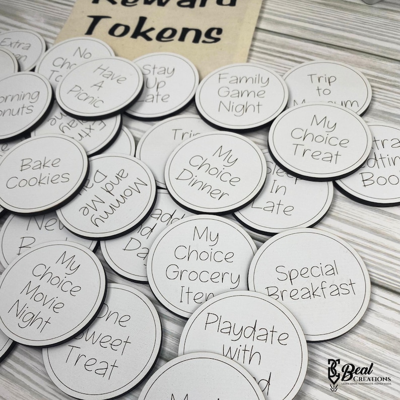 Tokens Reward Kids Reward Tokens, Encouragement Rewards, Good Behavior Reward System ...