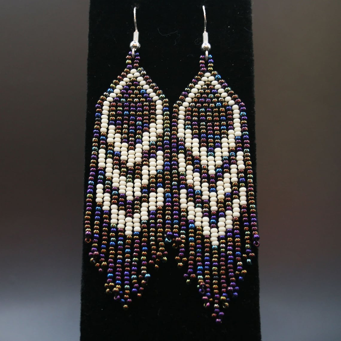 Native American Seed Bead Earrings - Etsy