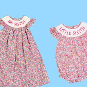 Matching Big Little Sister Set | Big Sister Gift | Promoted to Big Sister Announcement |  Pregnancy Announcement | Gender Reveal | New Baby