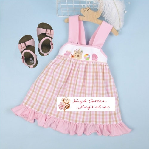 Restock UNDER THE SEA Handsmocked Ocean Beach Dress Baby Etsy