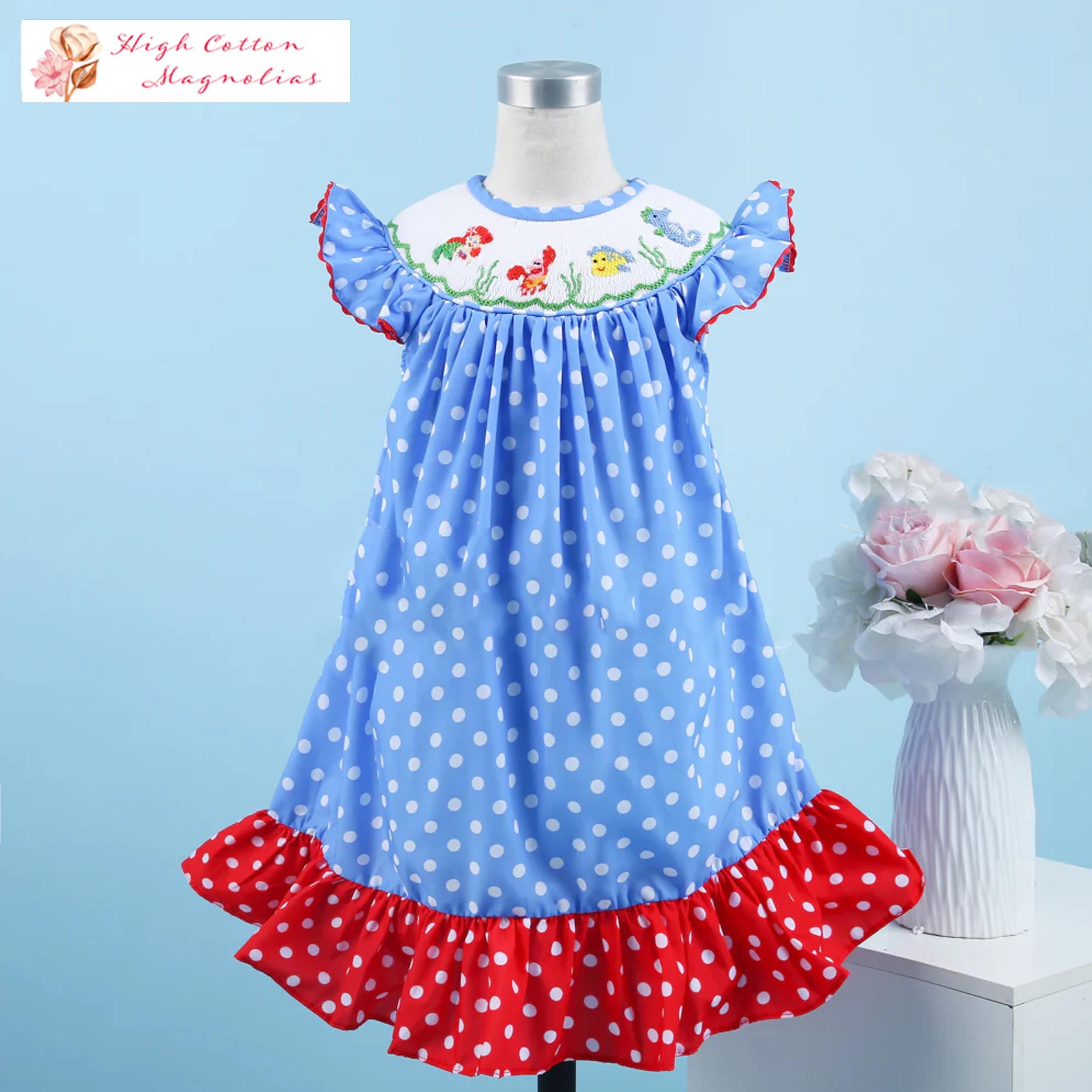 Smocked Mermaid - Etsy