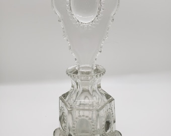 Vintage 1930's L E Smith Ornate Perfume  Bottle. B-1