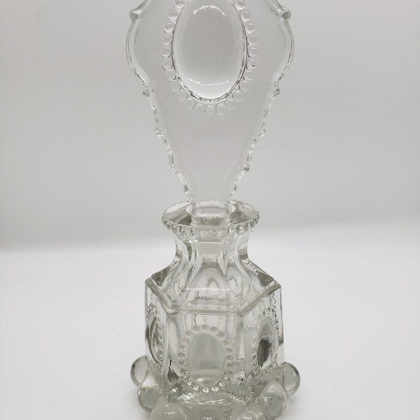 Vintage 1930's L E Smith Ornate Perfume  Bottle. B-1