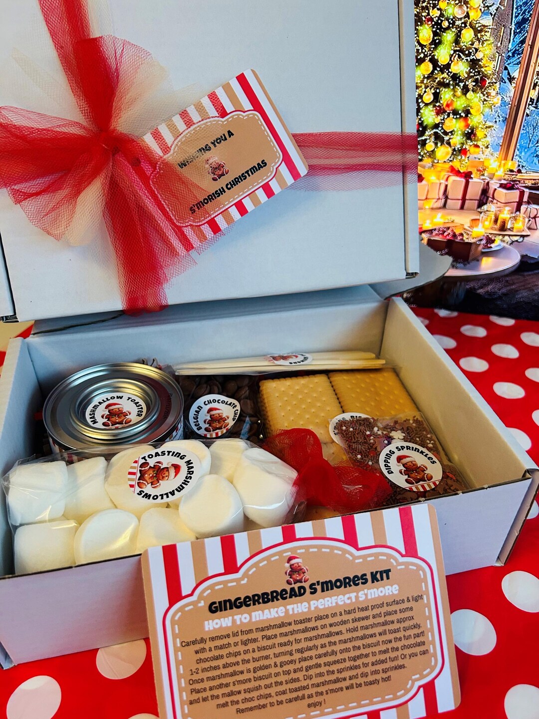 Christmas S'mores Kit, Christmas Hamper, Treat Box, Christmas Eve Box ...