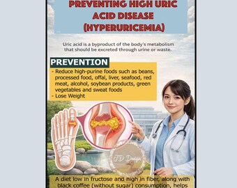 Preventing HIGH URIC ACID Disease #Hyperuricemia #uridacid