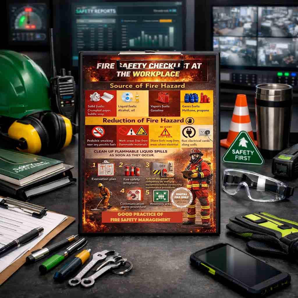 Fire Safety Check List at the Workplace #firesafetychecklist # ...