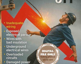 2 Safety Poster of Electricity can turn you off #safetyposter