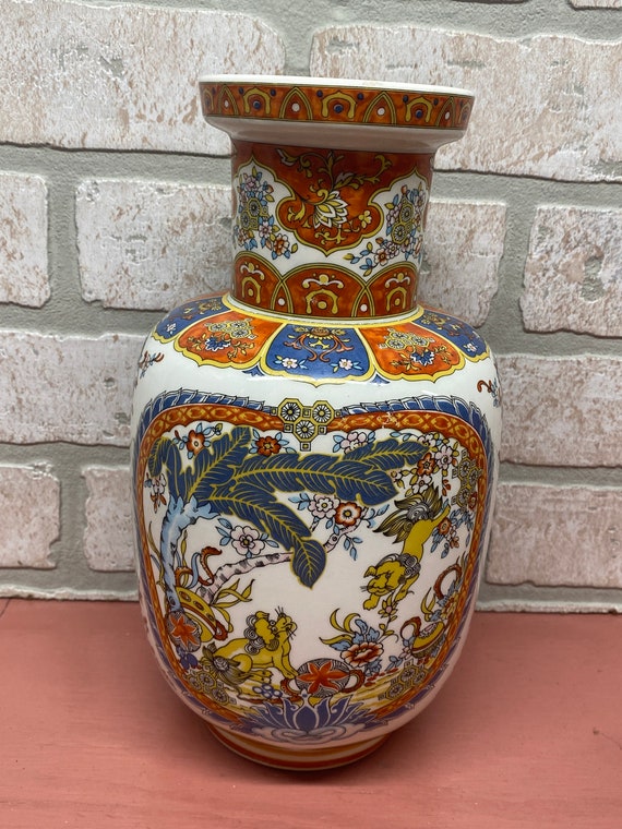 Vintage Ardalt Italian Vase, Chineserie, Made in Italy, Vintage