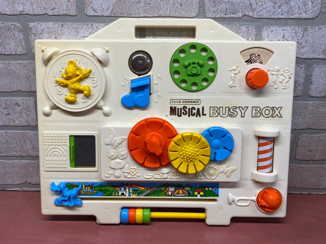 Vintage Disney Crib Toy, Play, Baby Toys, Mickey Mouse, Goofy, Pluto