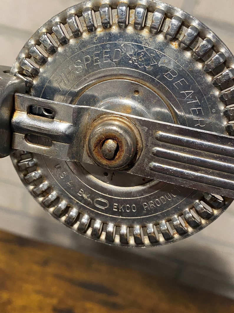 EKCO Speed Beater Egg Beater Hand Mixer Made in USA Etsy