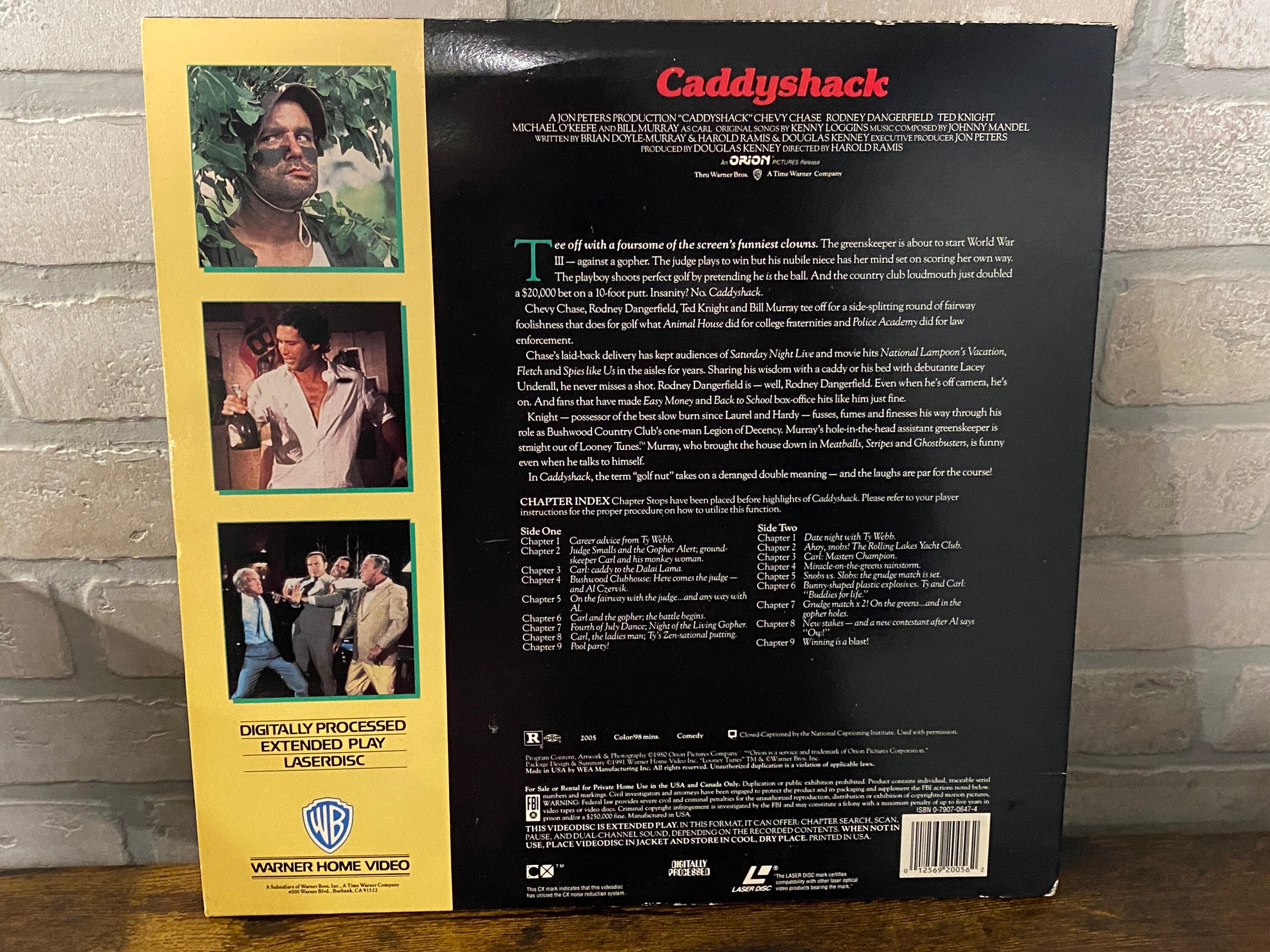 Caddy Shack Laser Disc Movie, the Snobs Against the Slobs Caddy Shack Laser Disc Movie, the Snobs Against the Slobs