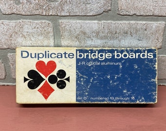 Vintage Bridge Game Board, Board Game