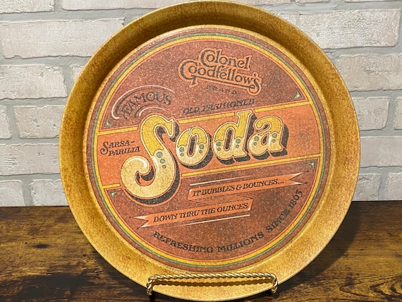 Colonel Goodfellow's Famous Old Fashioned Soda Tray, Drink Tray