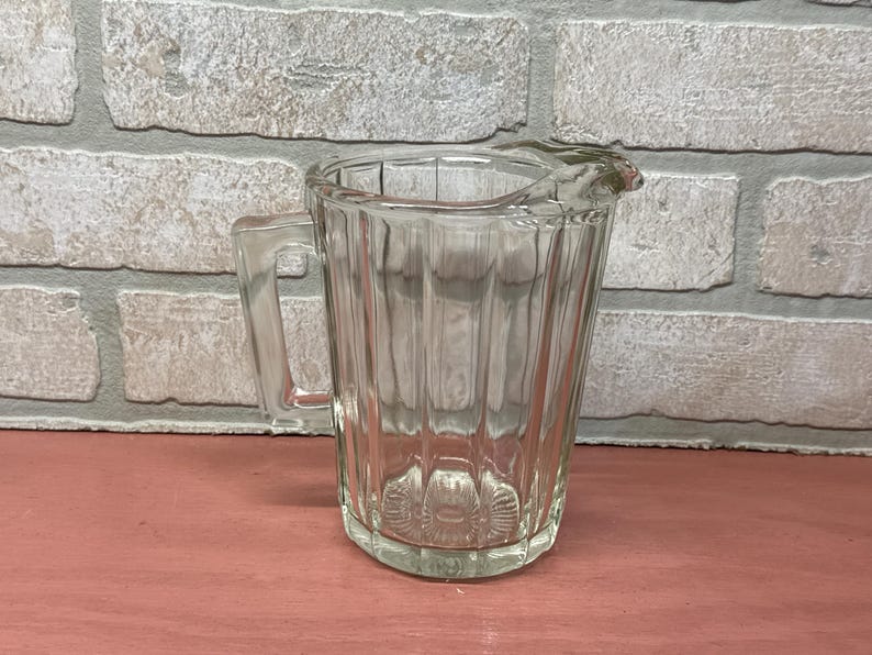 Vintage Bar Glass Pitcher, Vintage Collectible, Glass Pitcher, Home Bar ...