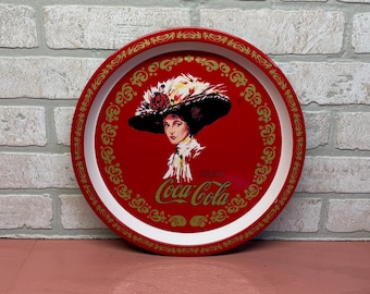 Rare Vintage Coca-cola Trays Set of 4 – 1987 Coke Collectible
