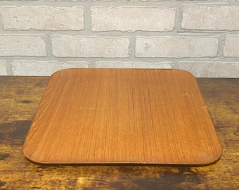 Vintage Wood Serving Tray, Rounded Edges, Large Tray, Serving Tray, Home Decor Display