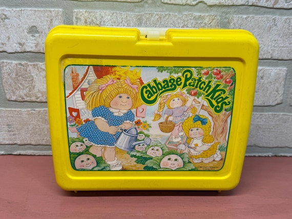 Cabbage Patch Lunch Box with Thermos, Vintage The… - image 1