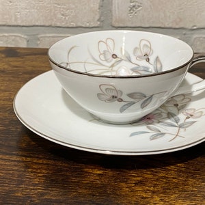 Vintage Tea Cup Set, Wentworth China, Japan, Eterna Shape, Romance, 7564R
