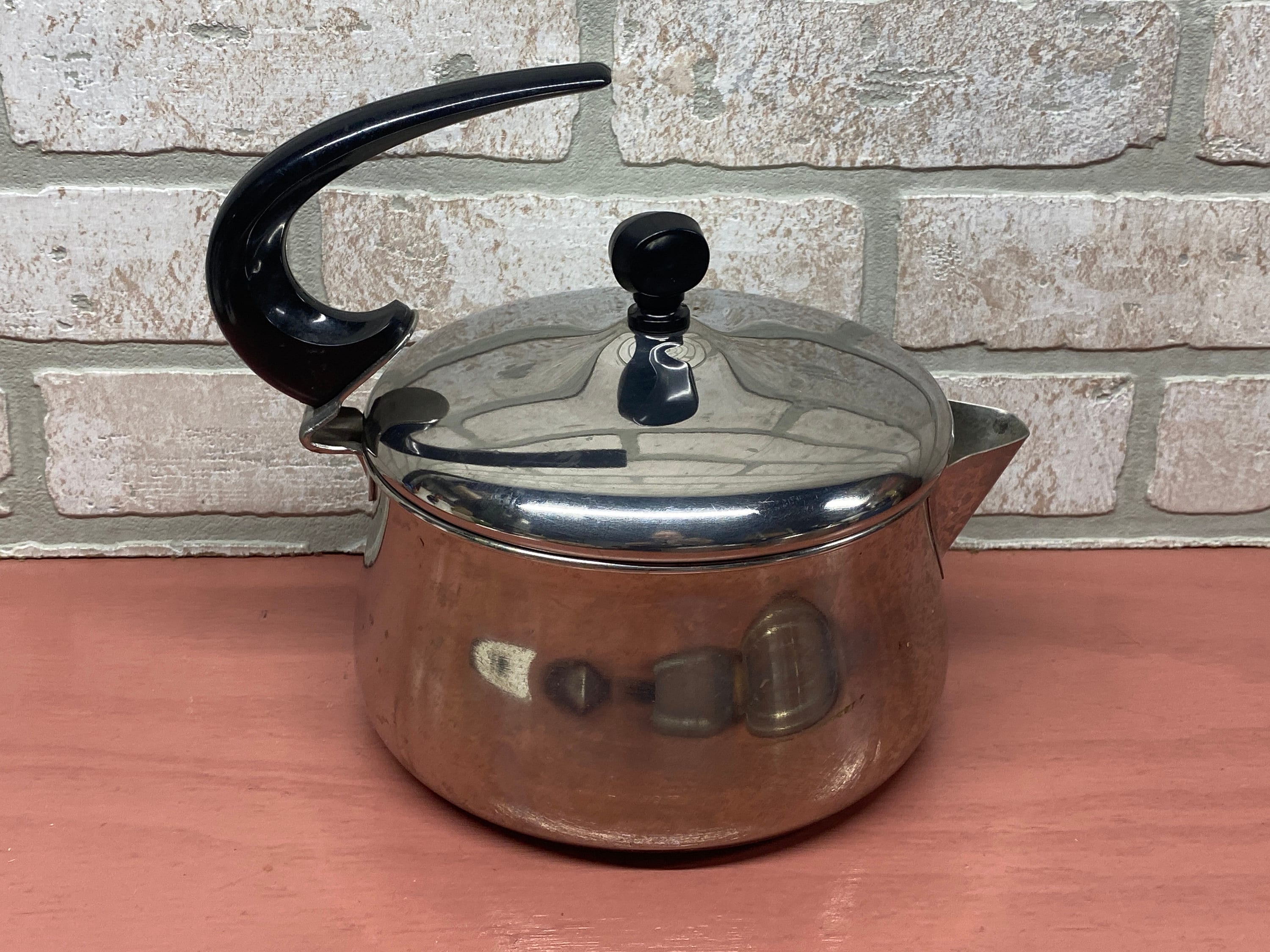 Farberware Tea Kettle Vintage Stainless Steel Tea Kettle Tea Pot