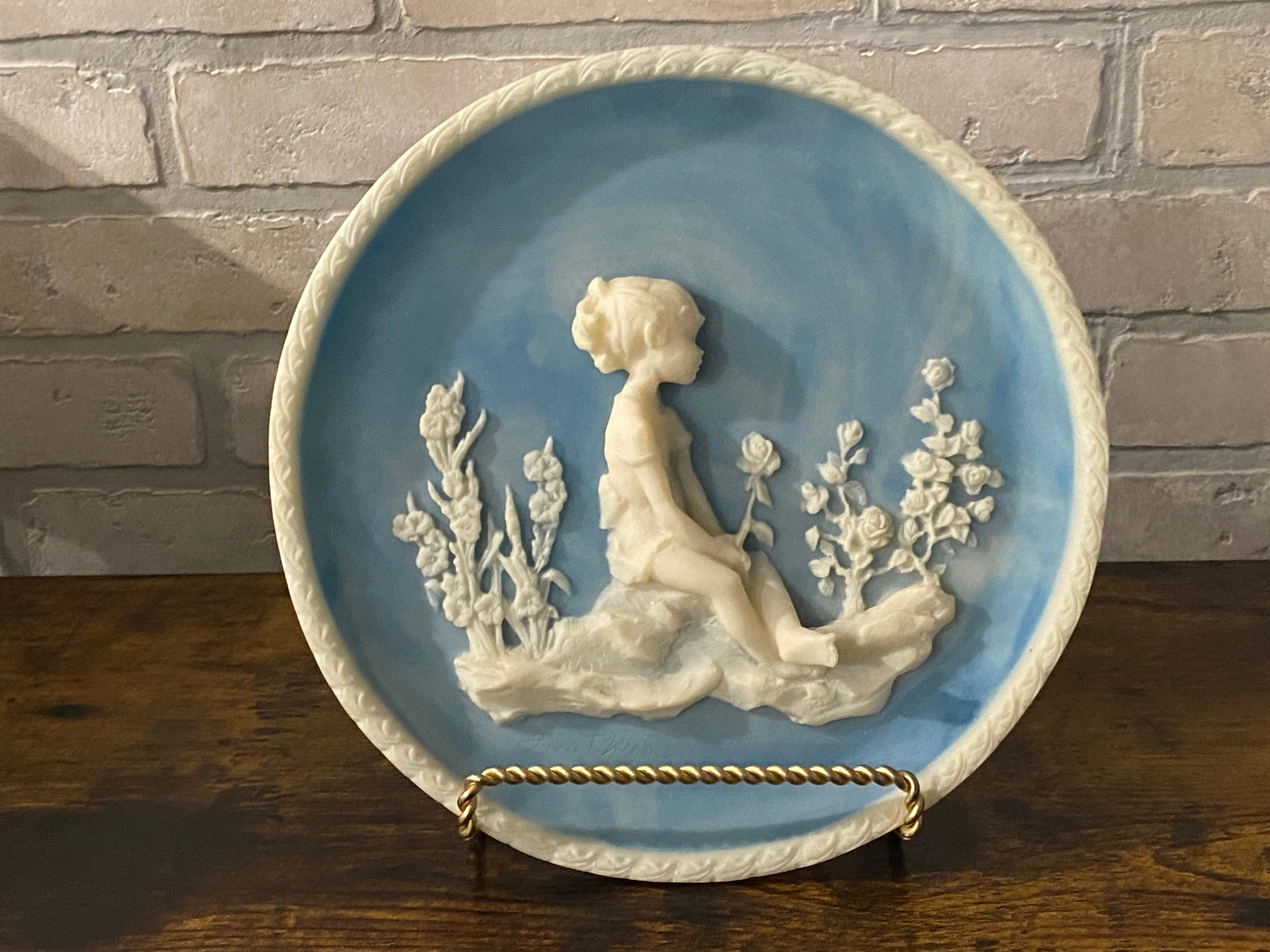 ベイブルースアンティーク オブジェ Vintage Avondale Plate, Frances Taylor Williams, 1978, Vintage