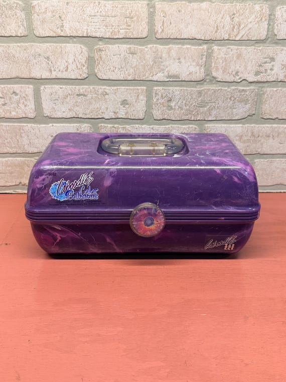 Caboodle Makeup Storage, Purple Storage, Toiletries Storage, Train Case Style Storage Container