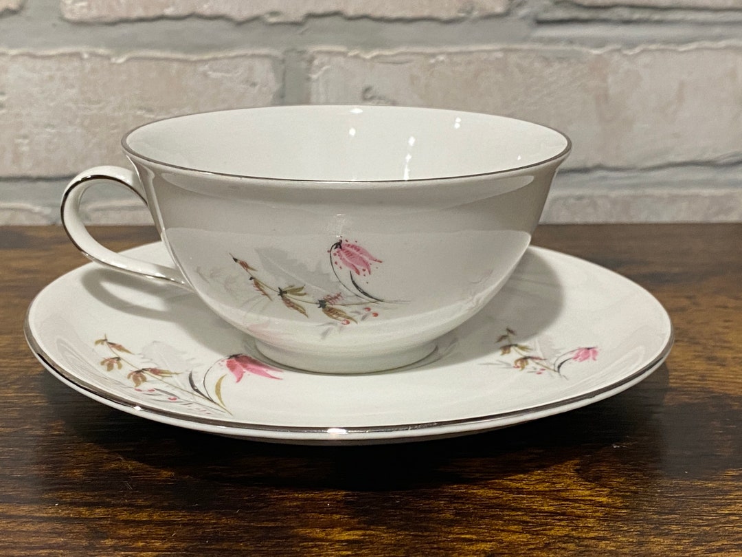 Vintage Tea Cup and Saucer Set, Royal Duchess Fine China, Bavaria