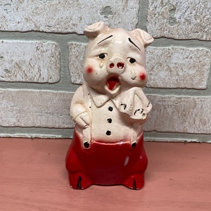 Chalkware Piggy Bank - Etsy Chalkware Piggy Bank - Etsy
