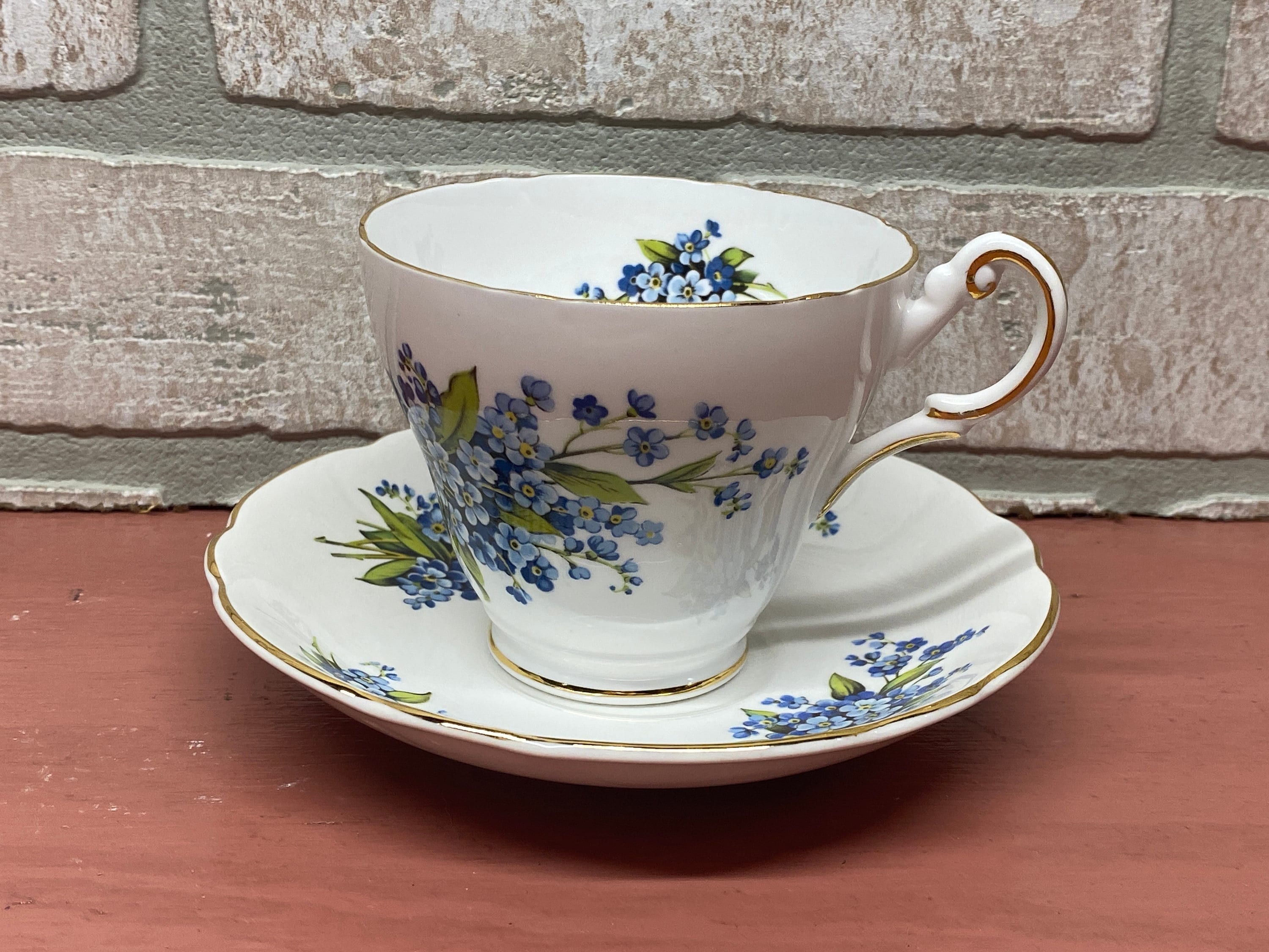Regency Tea Set Vintage Tea Cup and Saucer Set, Regency English, Bone China, Made in ...