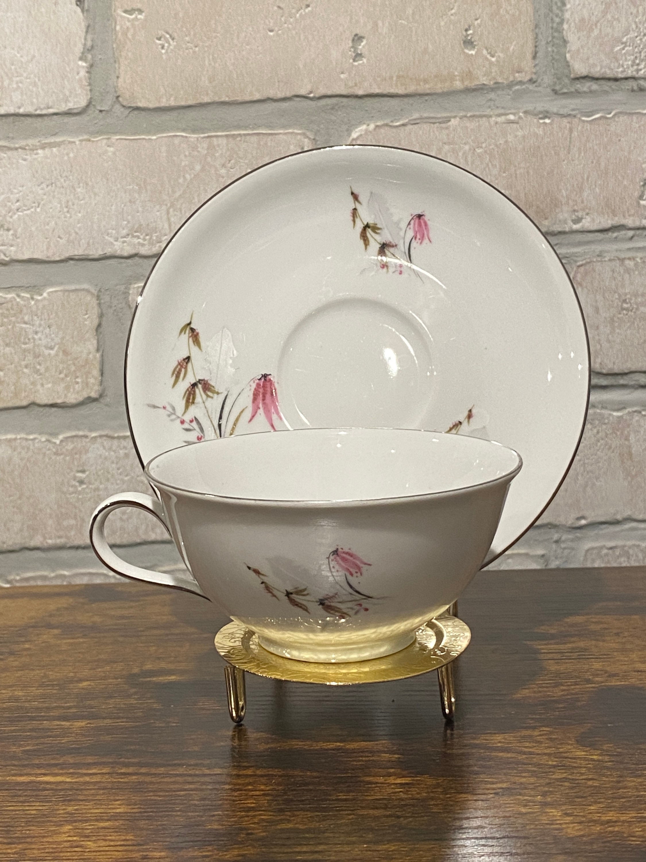 Vintage Tea Cup and Saucer Set, Royal Duchess Fine China, Bavaria