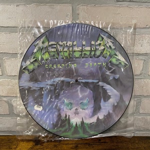 Metallica Vinyl Record, Creeping Death, 1984 Release, Heavy Metal Music, P12 KUT 112 Vinyl, Rare Record, Clear Sleeve